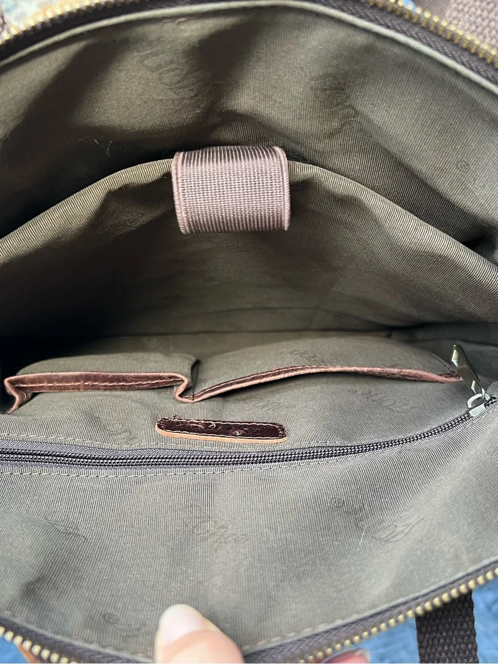 Genuine Leather Backpack 14” Laptop Holder